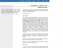 Tablet Screenshot of hechtlaw.com